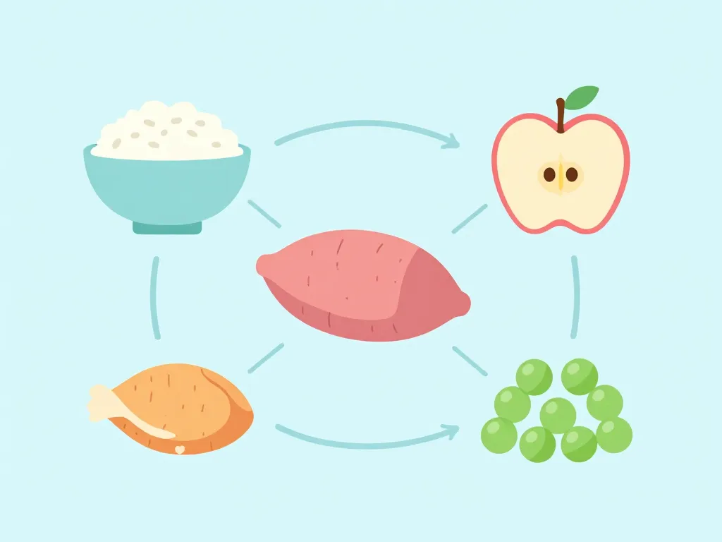 avec quoi mélanger la patate douce pour bébé association nutritionnelle
