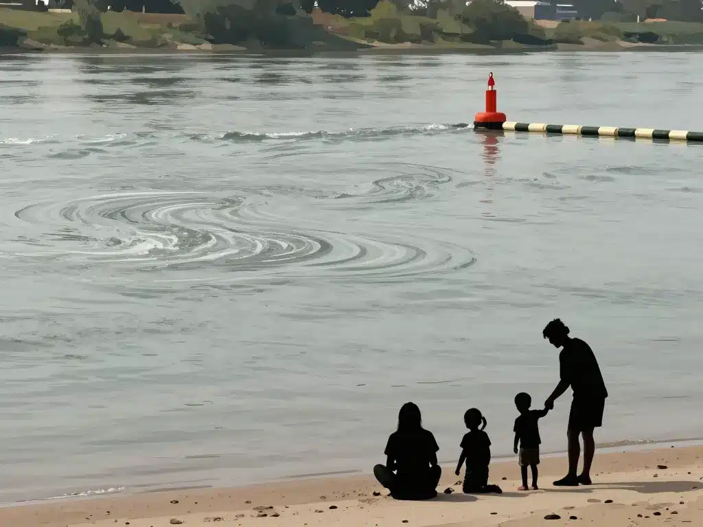 plage de la savonnière sécurité baignade enfants loire