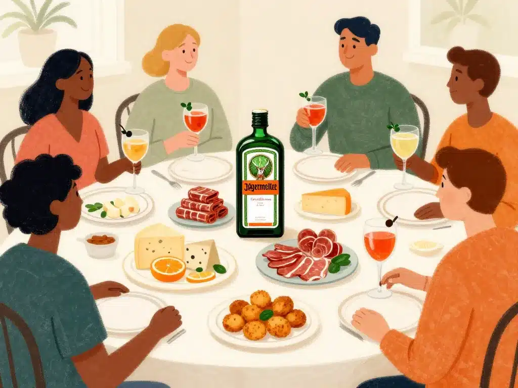 cocktail jagermeister aliments apéritif convivial