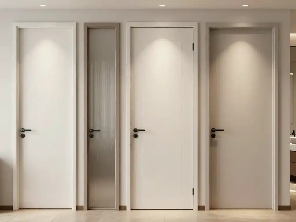 types porte intérieure phonique matériaux joints