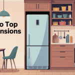 frigo top dimensions illustration optimisée petite cuisine