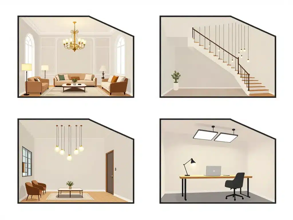 luminaire hauteur sous plafond 5m solutions par pièce