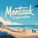 Montauk plage sauvage phare océan