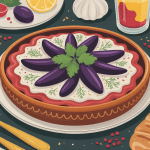 mutabal présenté dans un plat convivial ambiance mezzé