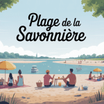 plage de la savonnière nature famille loire