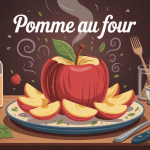 image pomme au four familiale réconfortante