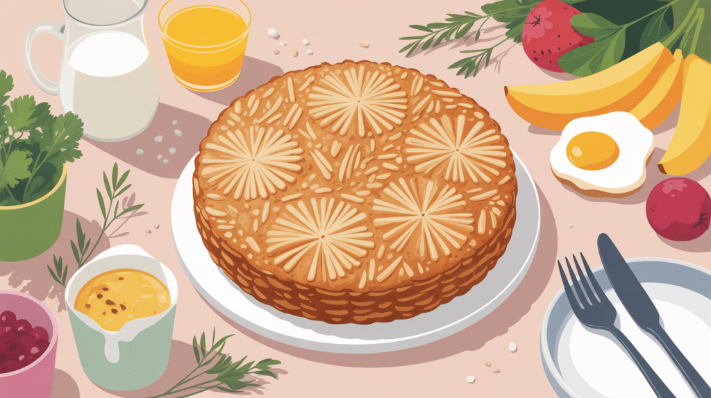 recette galette flocon d avoine sur table petit dejeuner avec ingrédients naturels