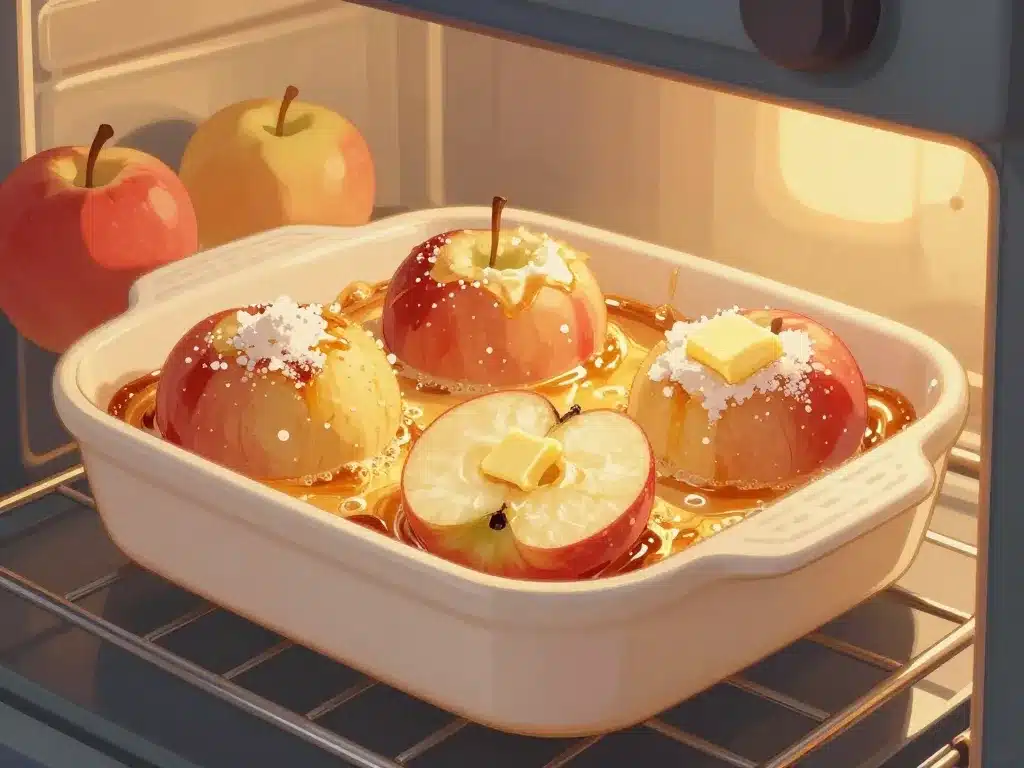 préparation pomme au four fondante