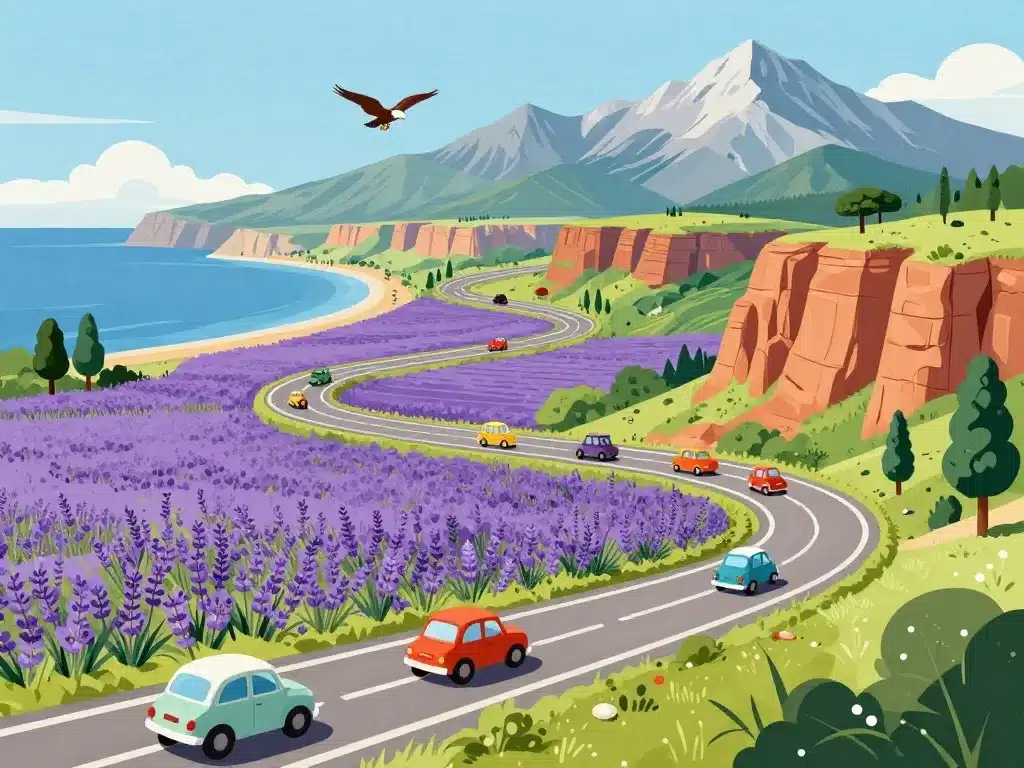 route de napoleon paysages villages panoramas