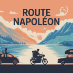 illustration route du napoleon parcours méditerranée alpes