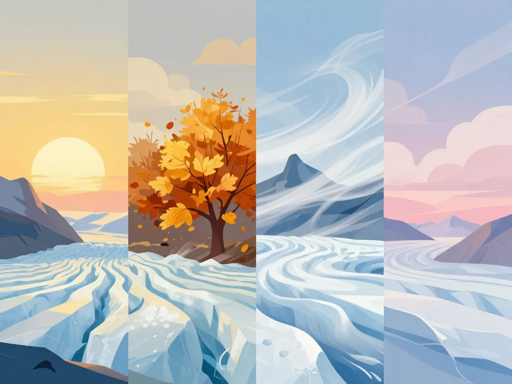 Saisons et météo sur glaciers Patagonie