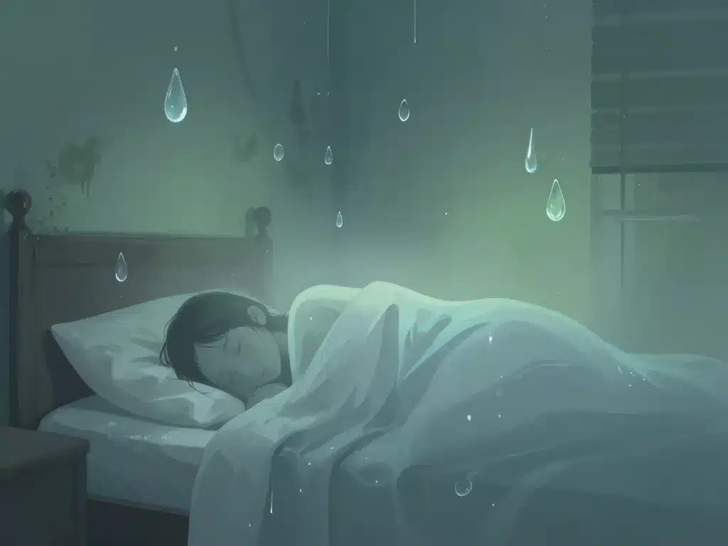 image taux humidité chambre 80 effets santé sommeil moisissures