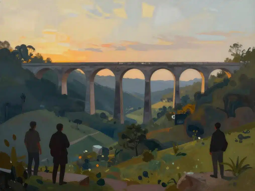 points de vue symboliques viaduc de chaumont vallée