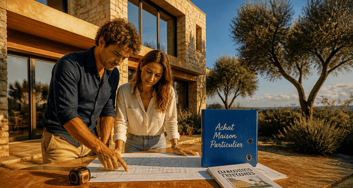 allintitle:acheter une maison construite par un particulier couple devant maison moderne