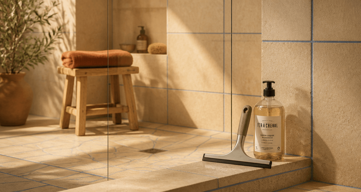 travertin salle de bain inconvénients joints bleus