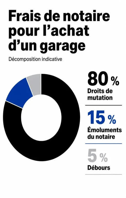 Répartition des frais de notaire pour l'achat d'un garage ou d'une place de parking
