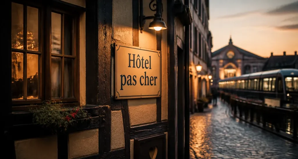 Hotel pas chers à Colmar : 46 € la nuit, rue à colombages
