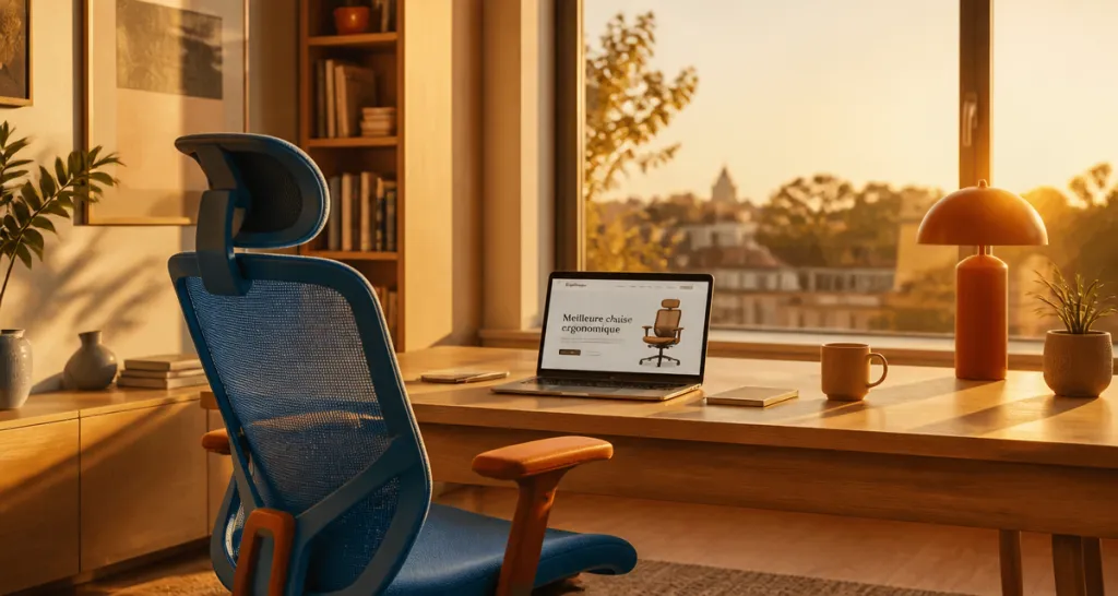meilleur chaise ergonomique 2025 devant bureau