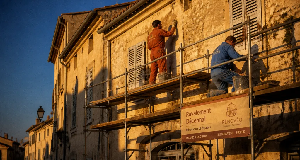 ravalement de façade tous les combien immeuble ancien sud France