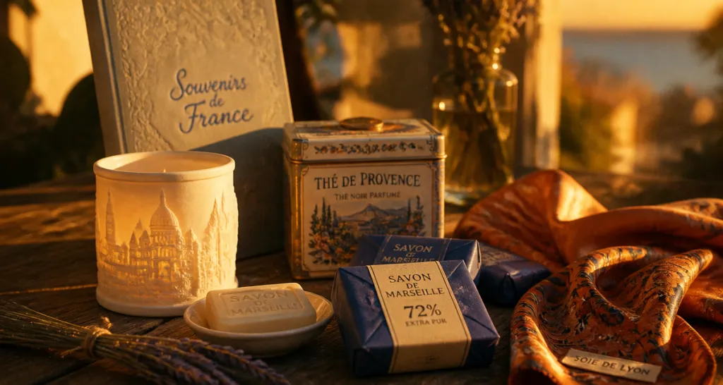 souvenir france artisanat authentique sur table