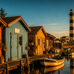 visite ile d oleron port ostréicole coucher soleil
