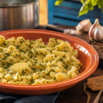 Accompagnement de pommes de terre : écrasée aux herbes