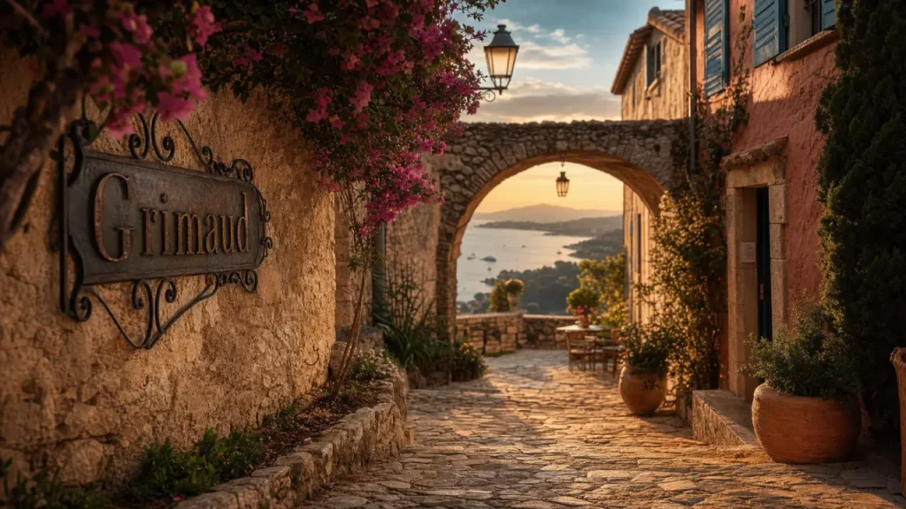 Beaux villages autour de Sainte-Maxime : ruelles d’un village provençal au lever du soleil