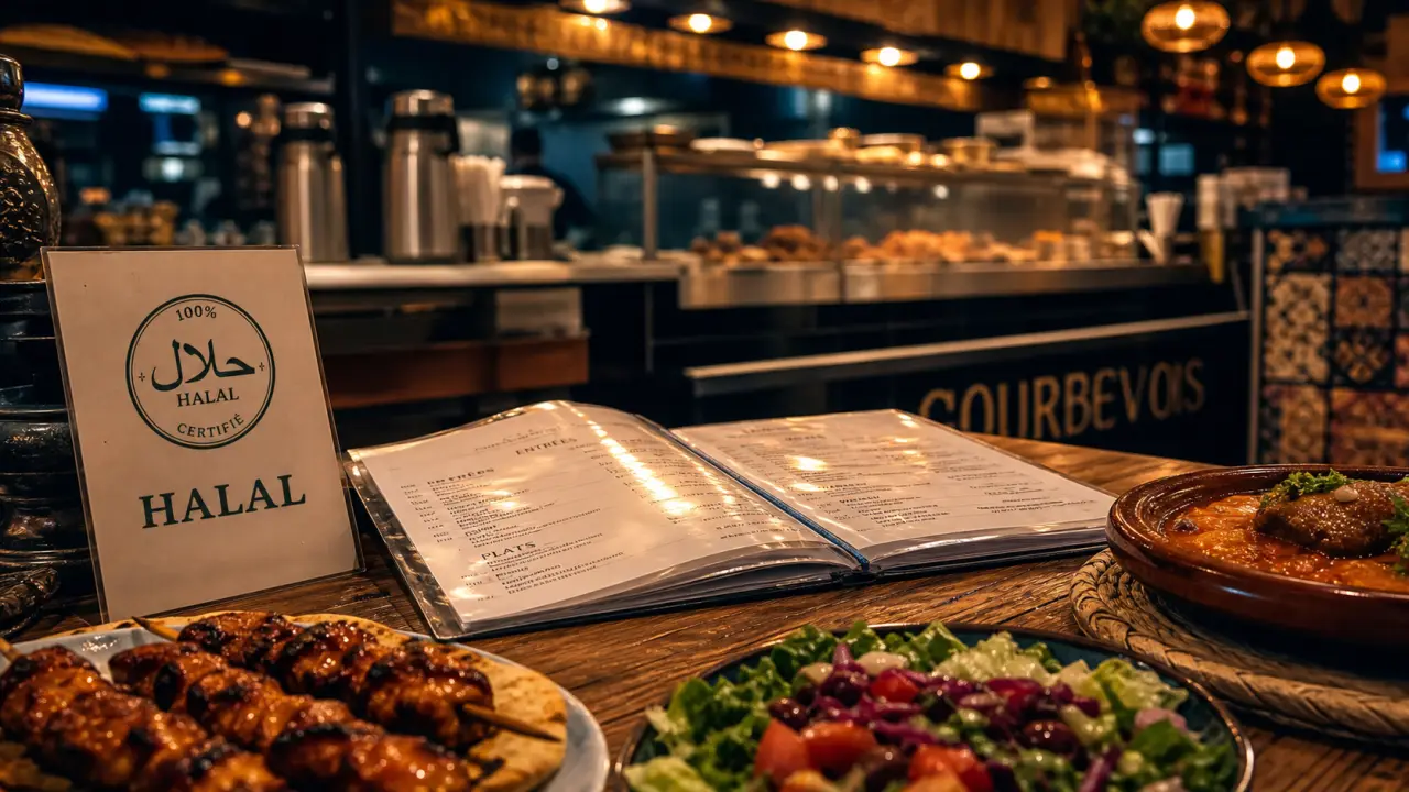 restaurant halal courbevoie : menu halal