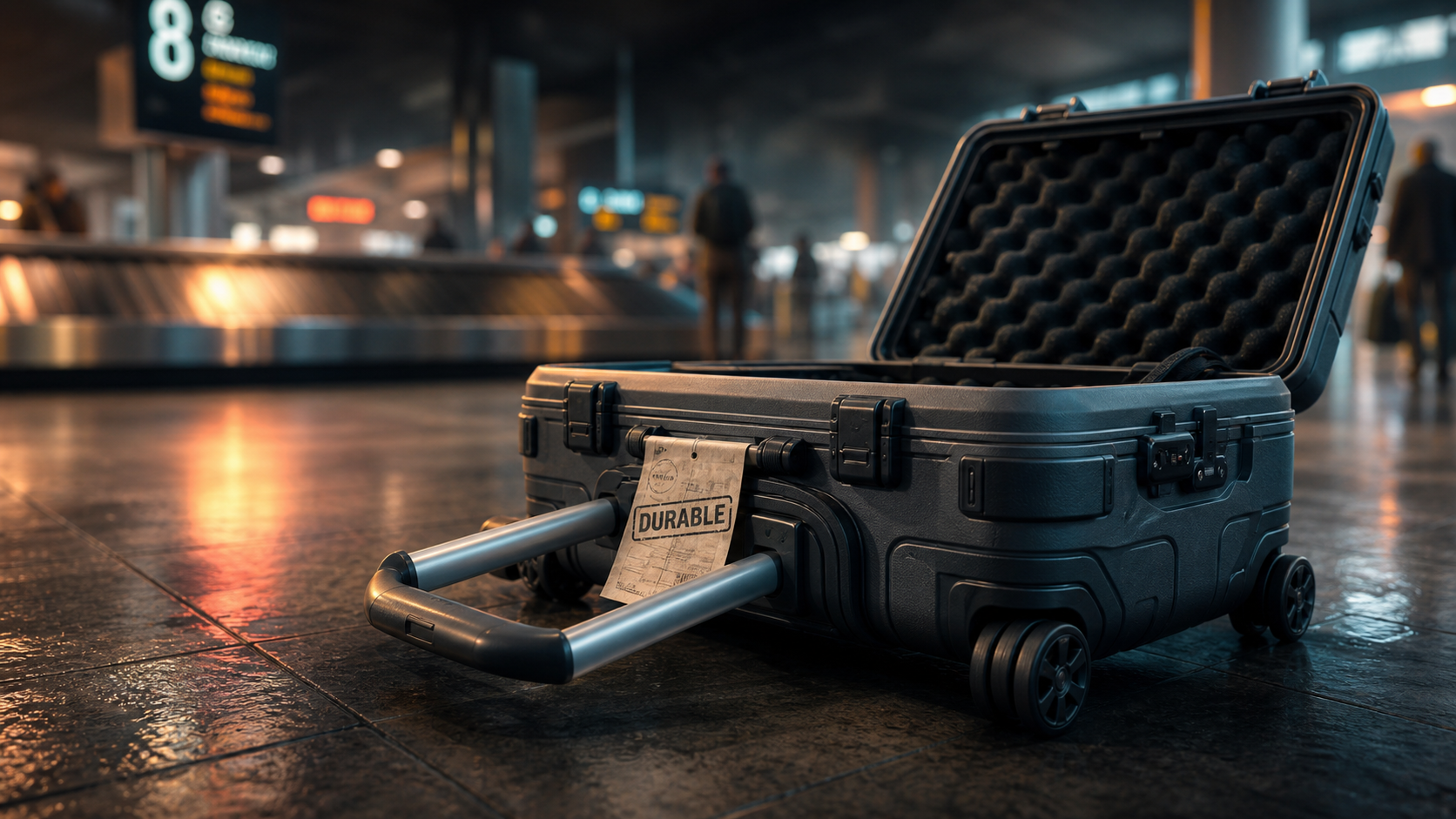 Valise resistante en polycarbonate cabine durable