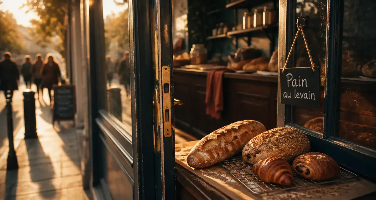 Boulangerie les frangins : vitrine, pain au levain et viennoiseries pur beurre