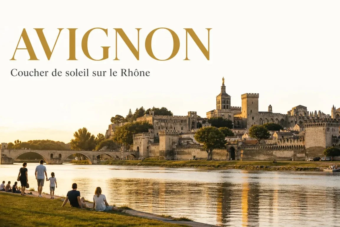 Vive les vacances en famille à Avignon avec vue sur le Palais des Papes