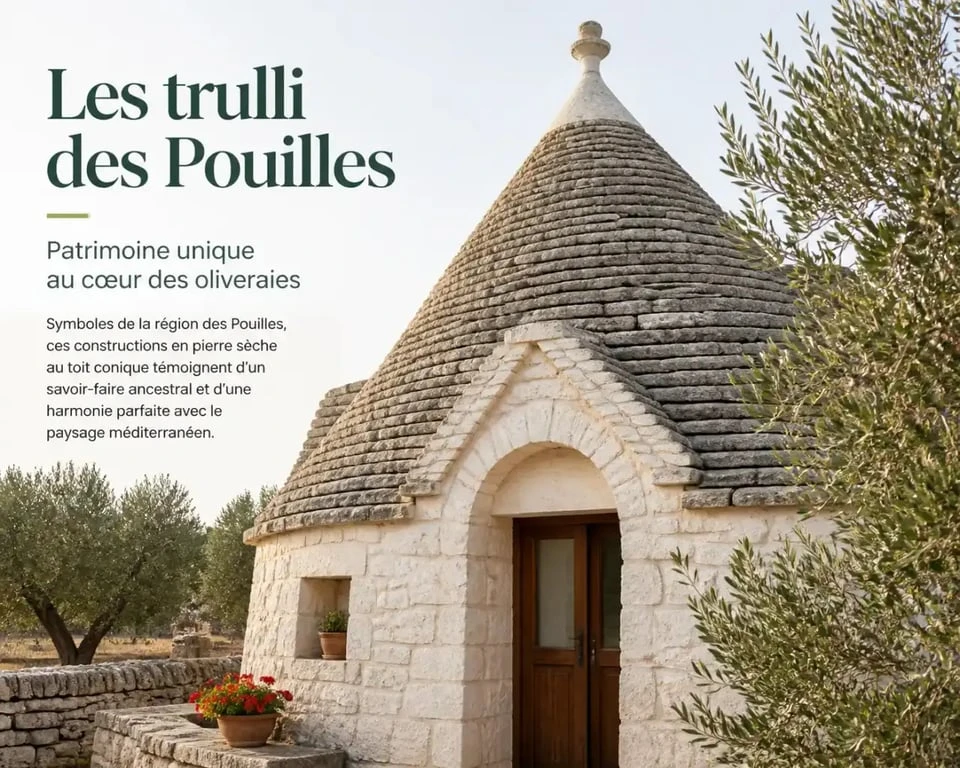Hébergement romantique en trullo dans les Pouilles pour un séjour Adriatique