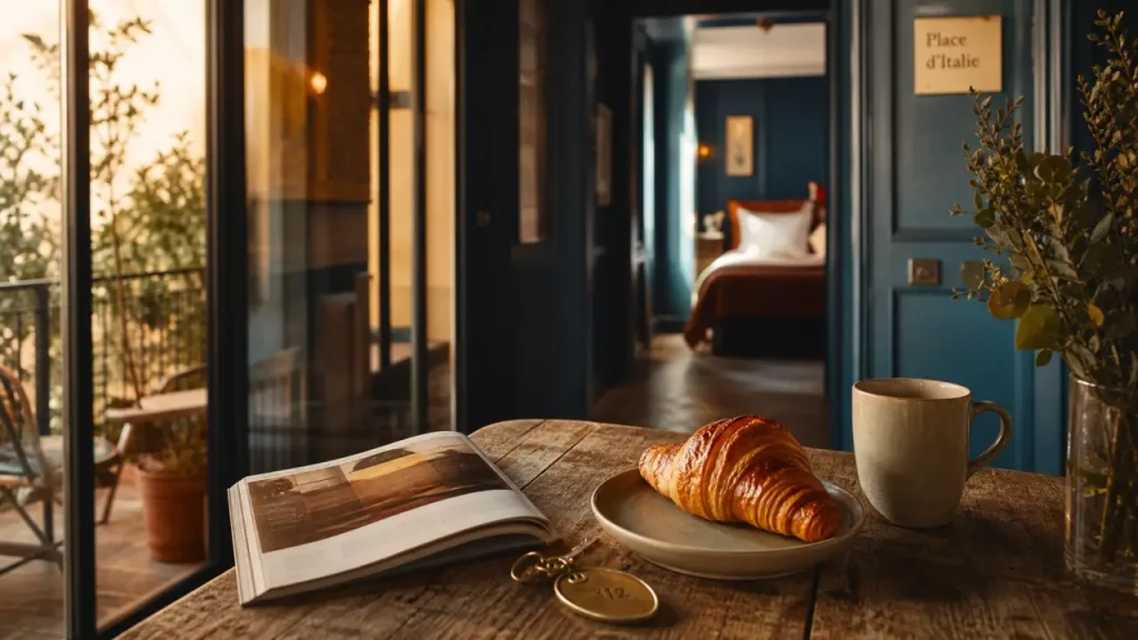 hotel la manufacture Place d’Italie : petit-déjeuner au calme