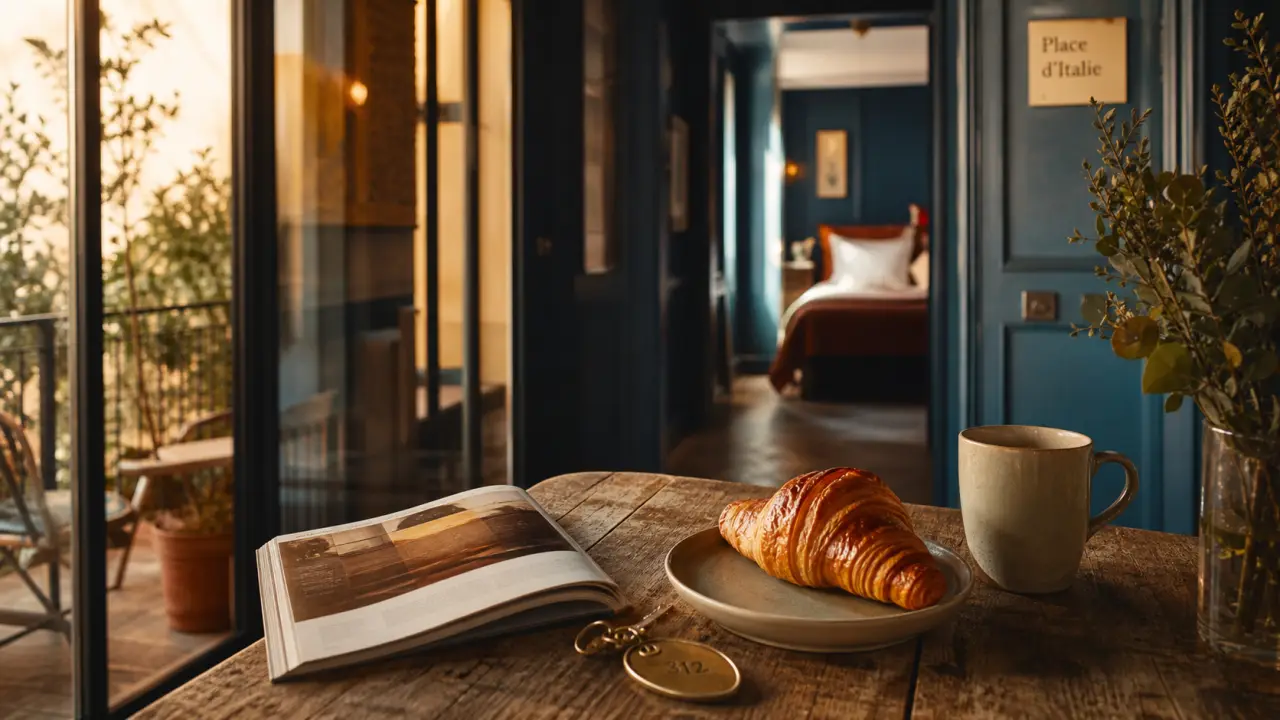 hotel la manufacture Place d’Italie : petit-déjeuner au calme