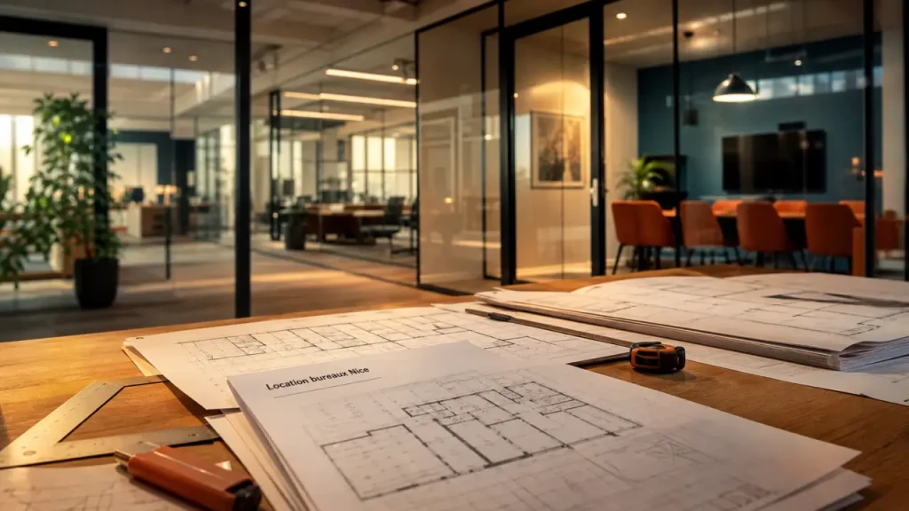 Location bureaux Nice : open space à Nice, plans et bureaux