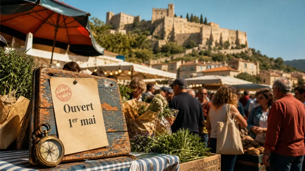 Que faire le 1er mai Drôme Ardèche : attestation marché “Ouvert”