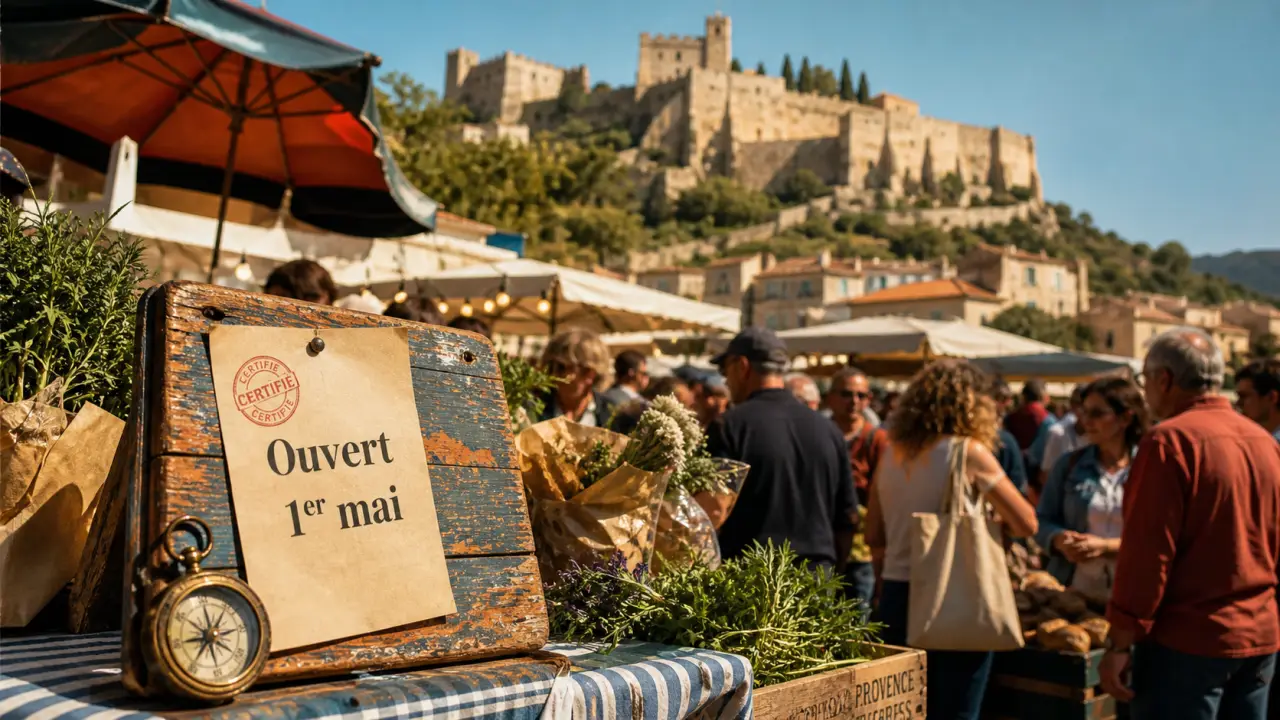 Que faire le 1er mai Drôme Ardèche : attestation marché “Ouvert”