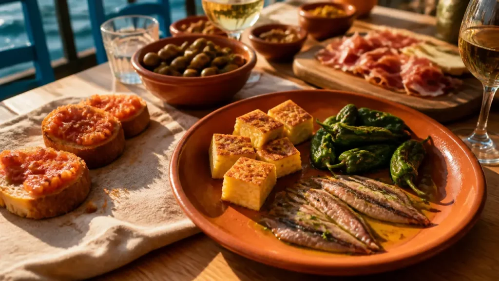 Tapas espagnols à la maison : tortilla et patatas bravas, apéro terrasse