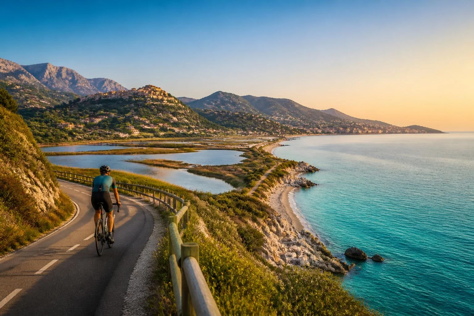 850 km Le Perthus à Menton : relief et tronçons