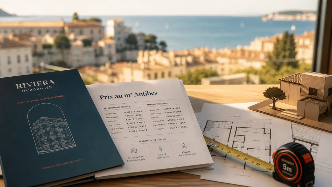 Achat appartement Antibes : prix au m² et quartiers à comparer avant visite