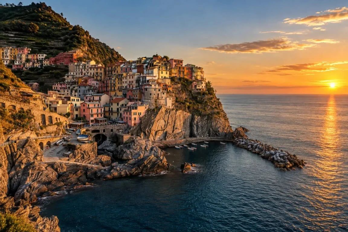 Panorama des Cinque Terre pour visiter les 5 terres en 3 jours