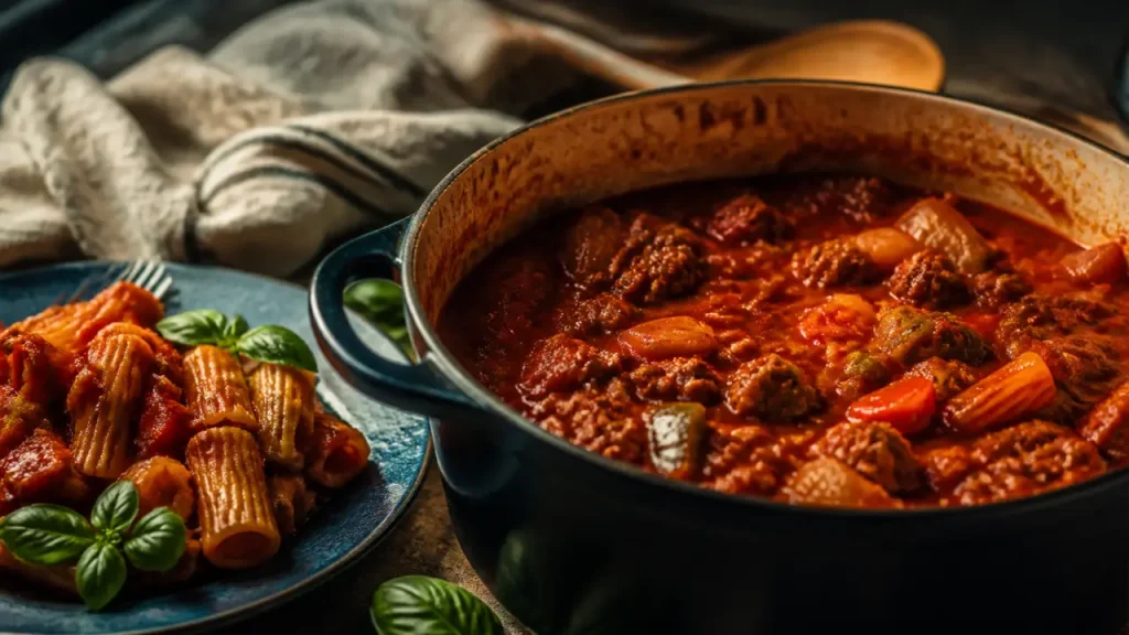 Recette de chair à saucisse italienne, sauce tomate rapide pour pâtes