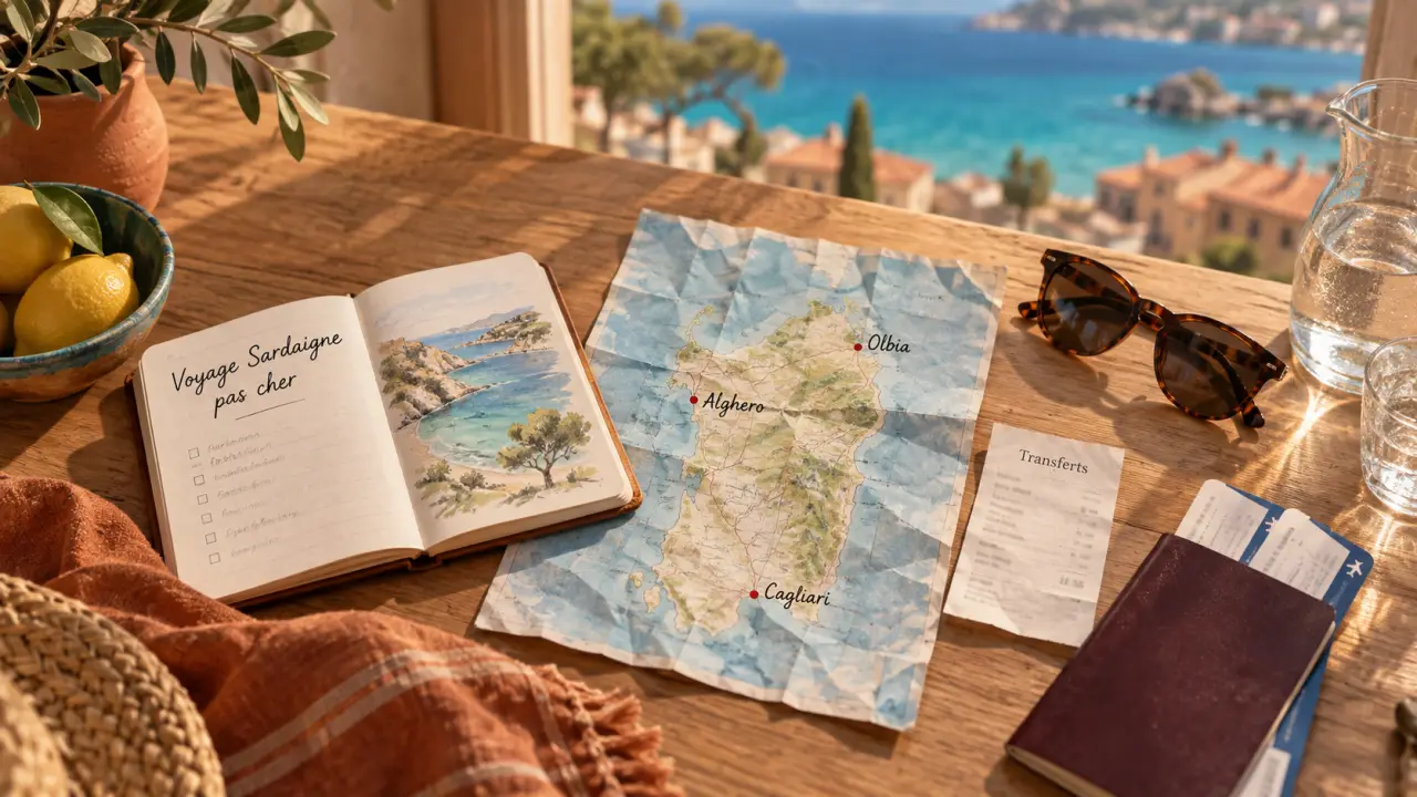 Voyage en sardaigne pas cher : carte, budget et zones de départ (Olbia, Alghero, Cagliari)